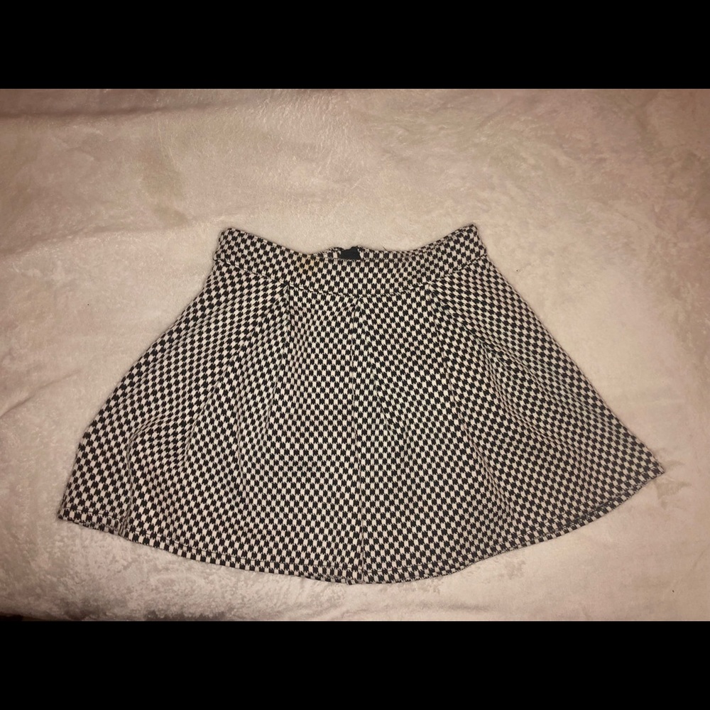 Checkered skirt